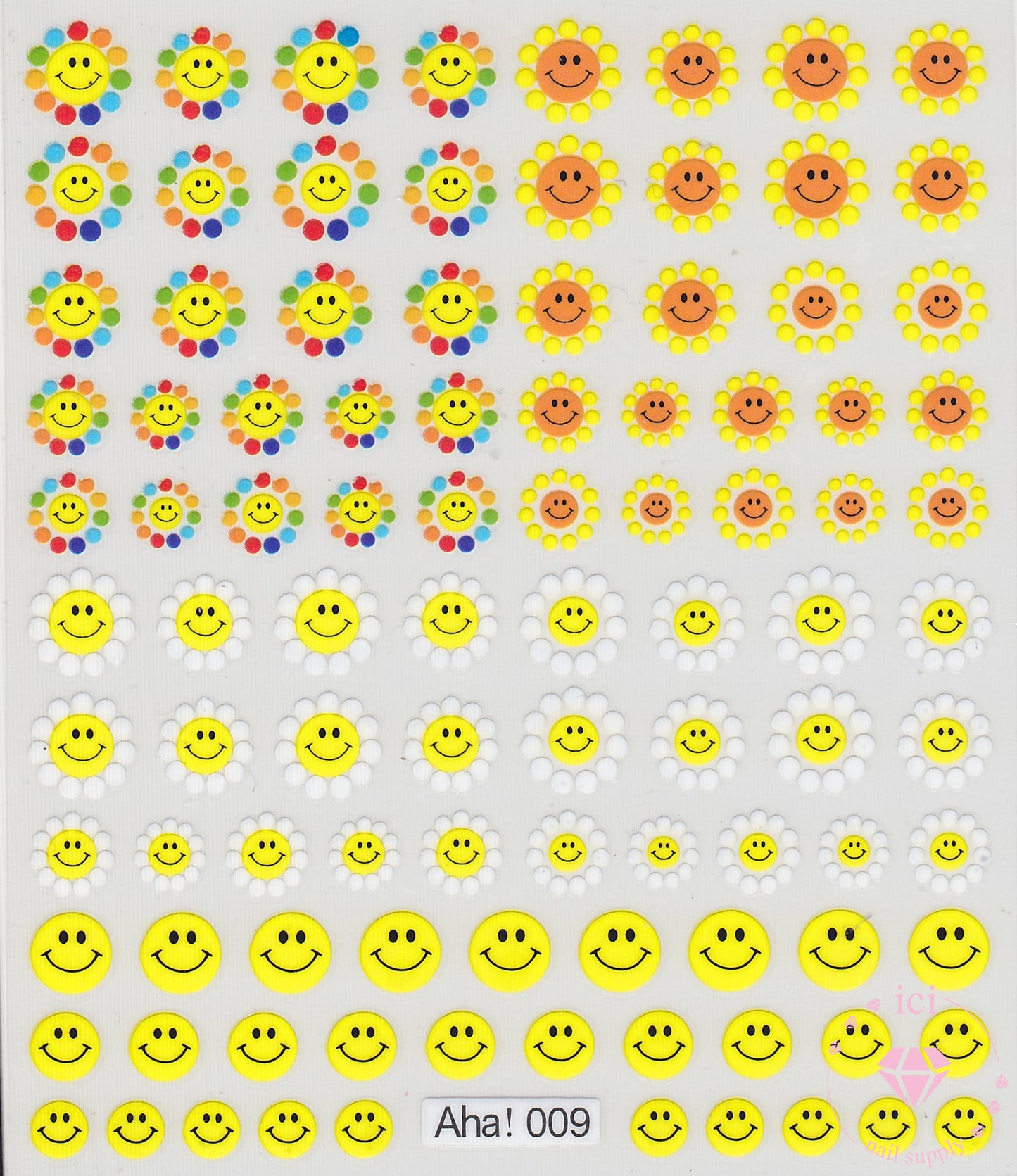 Smily Faces and Flowers | Aha! 009