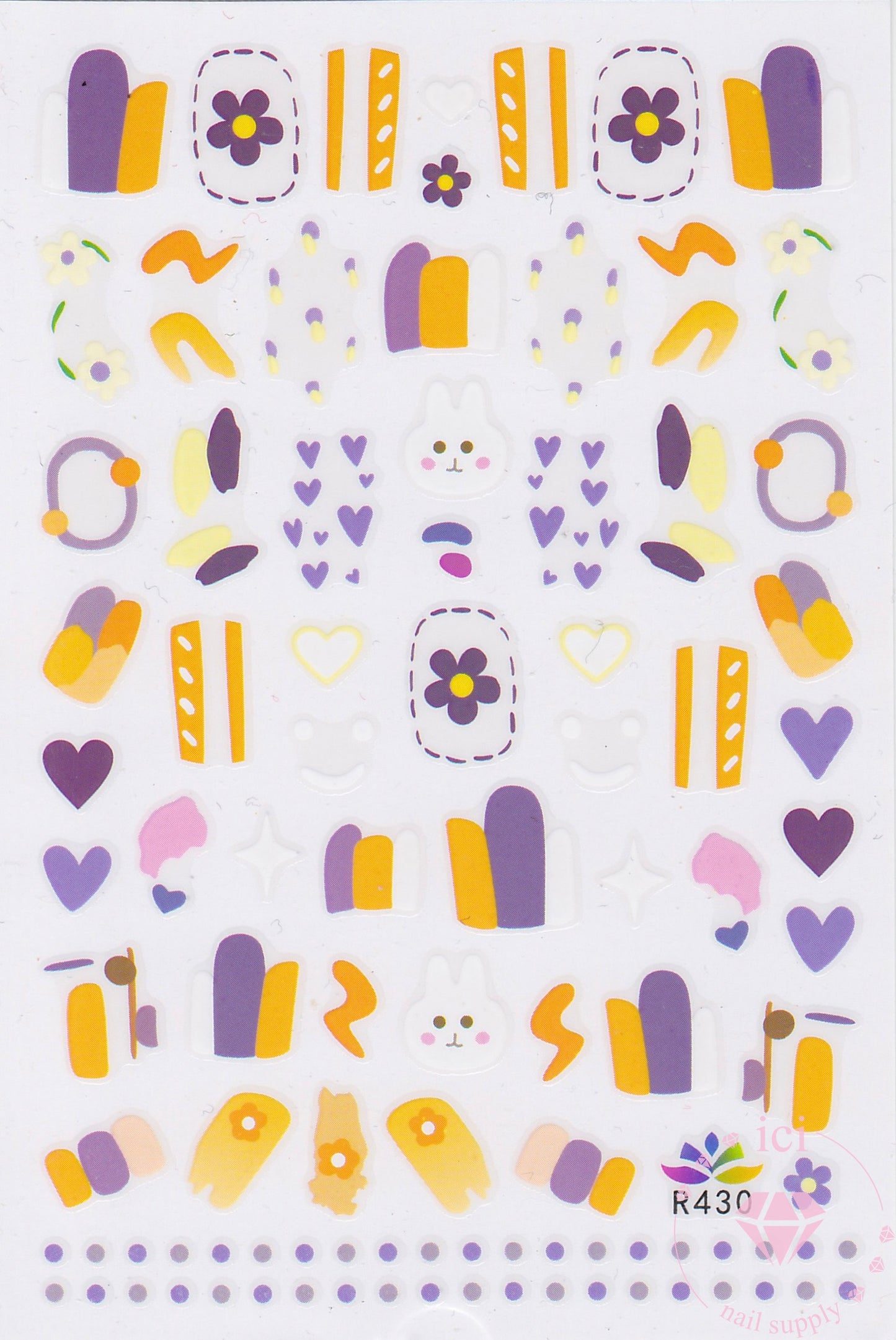 Purple Bunny Art