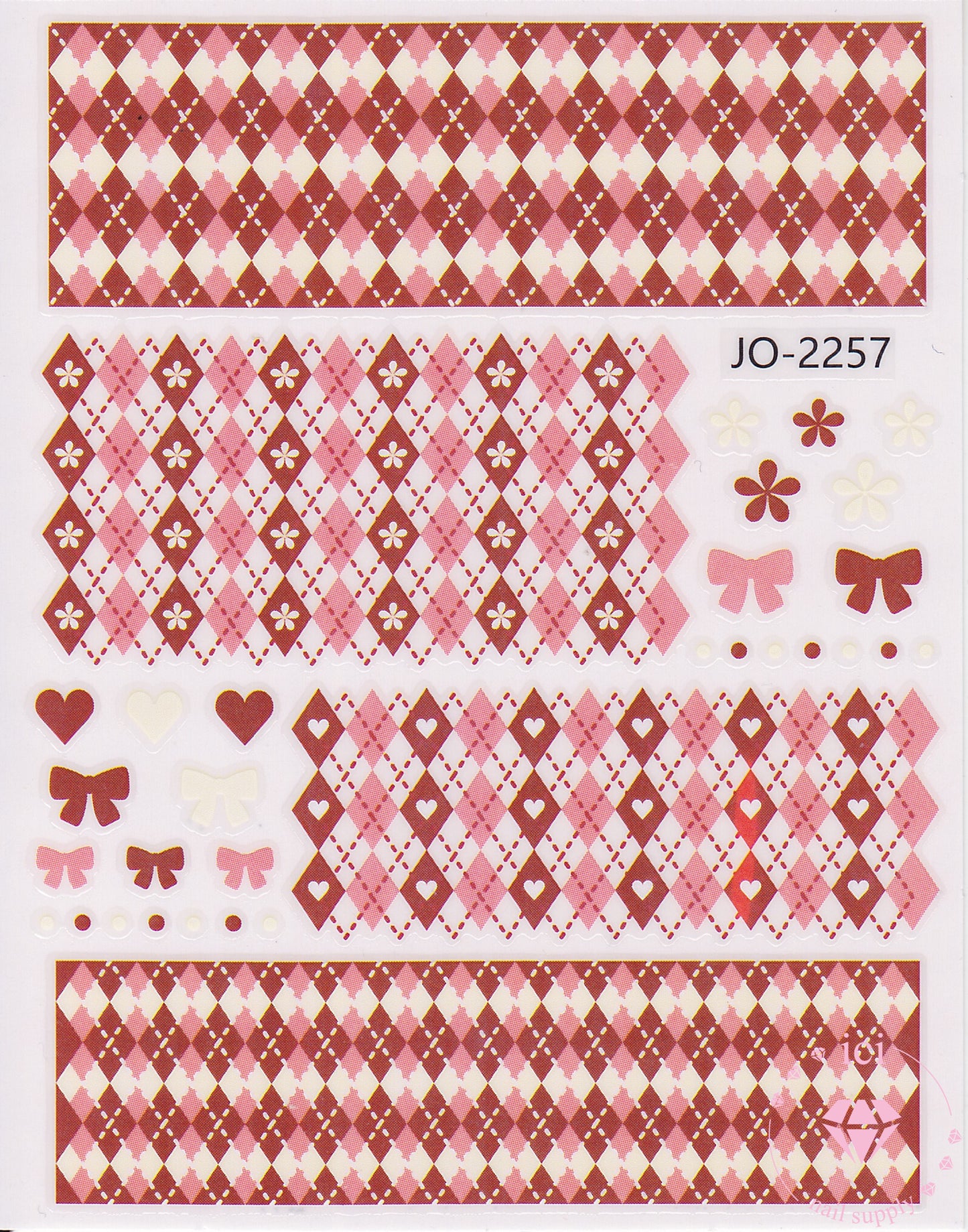 Plaid with Bows - Pink