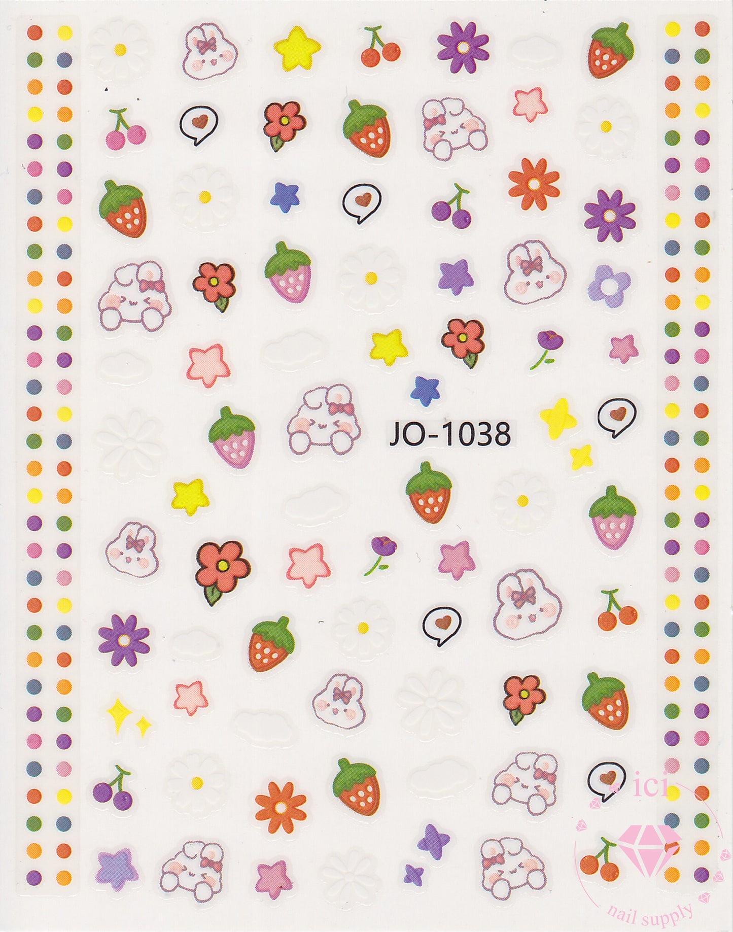 Cartoon Bunnies and Berries