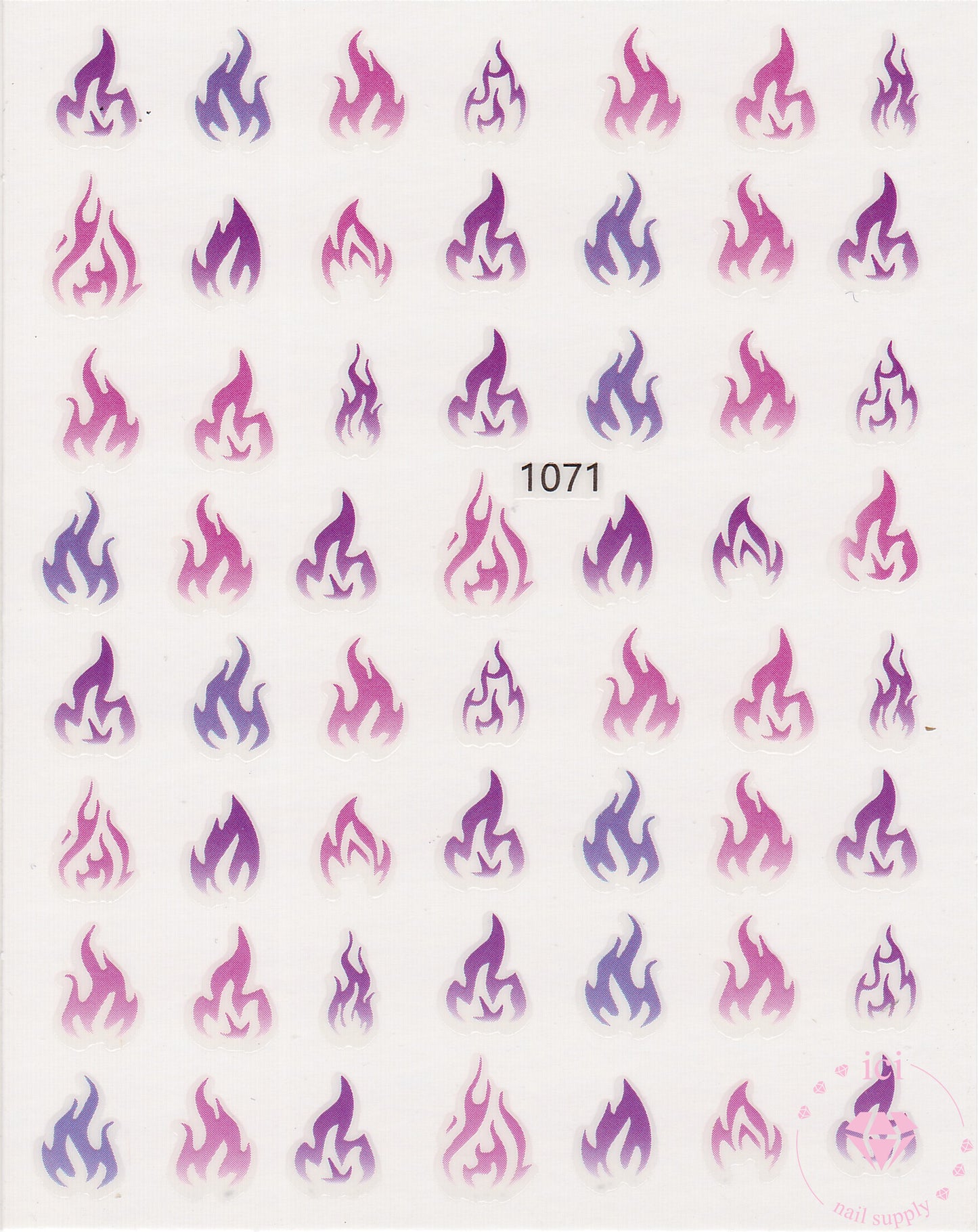 Pink and Purple Flames