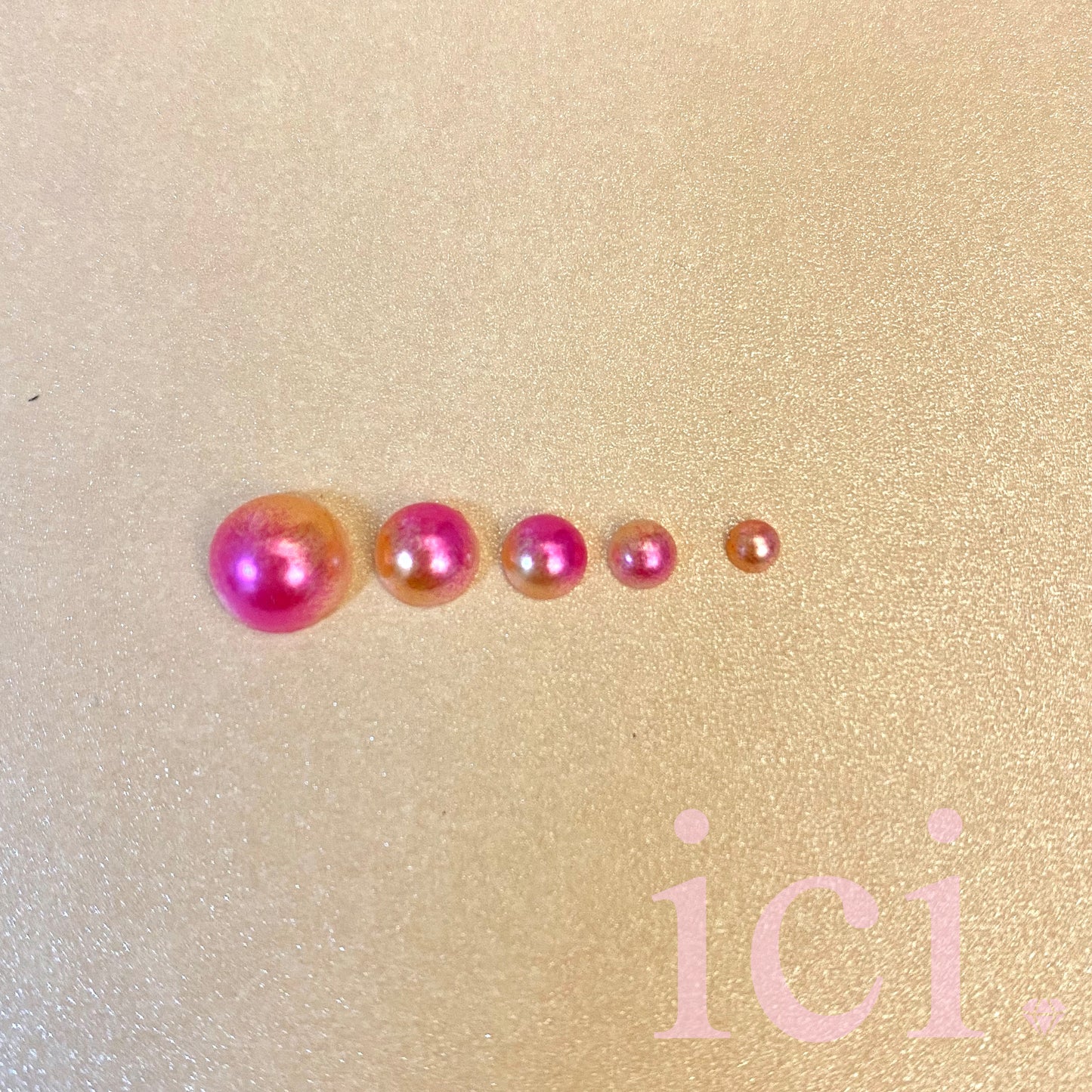 Pearls - Pink/Orange