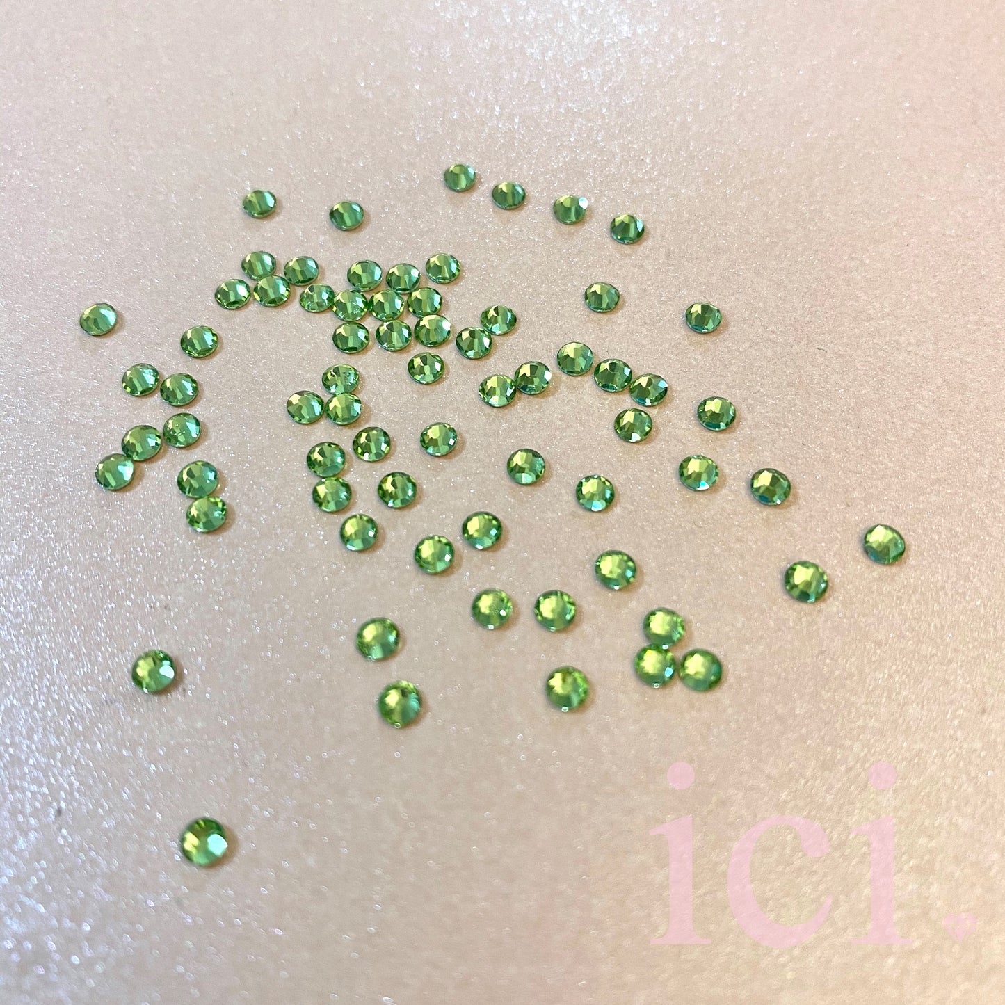 Flatback Rhinestone - Green