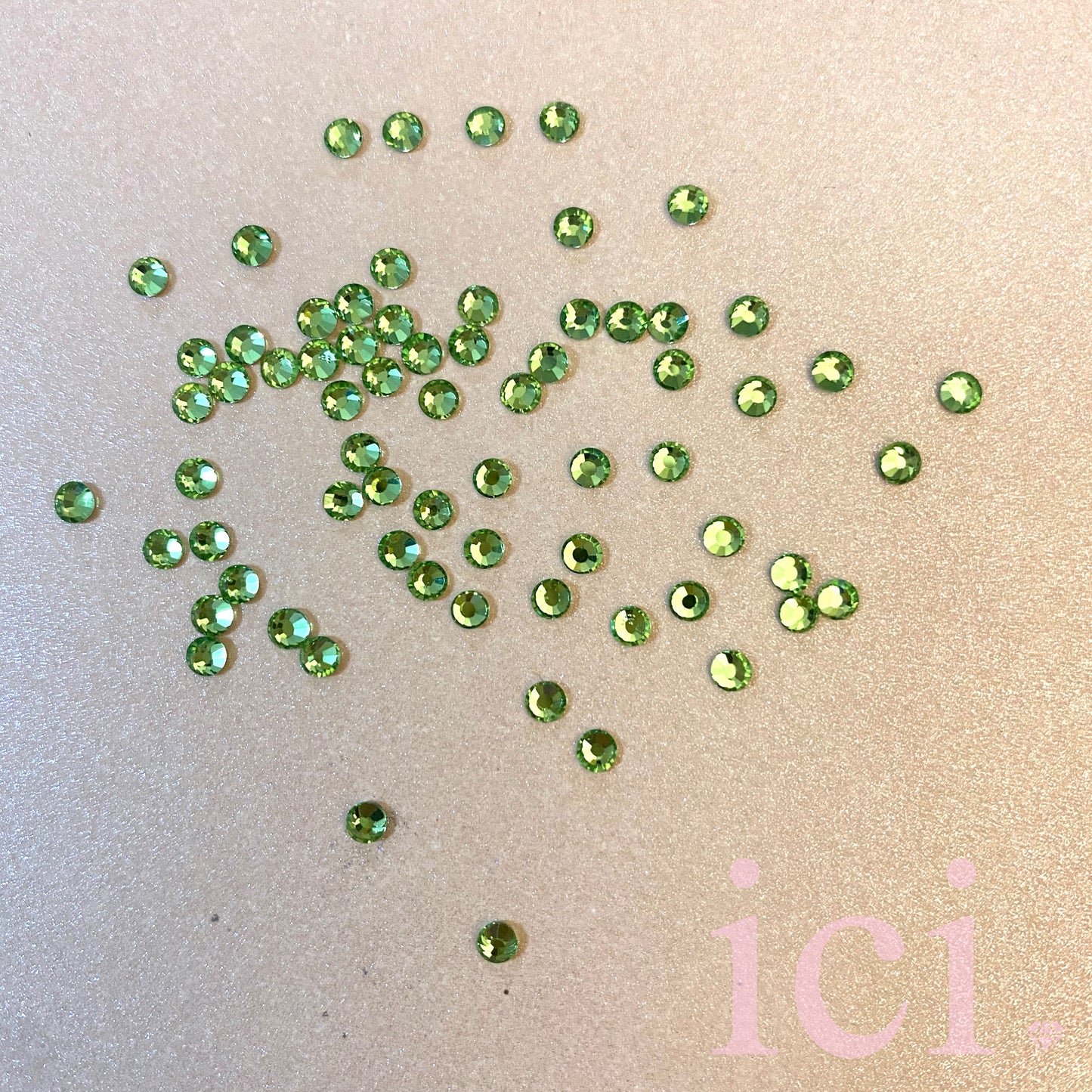 Flatback Rhinestone - Green