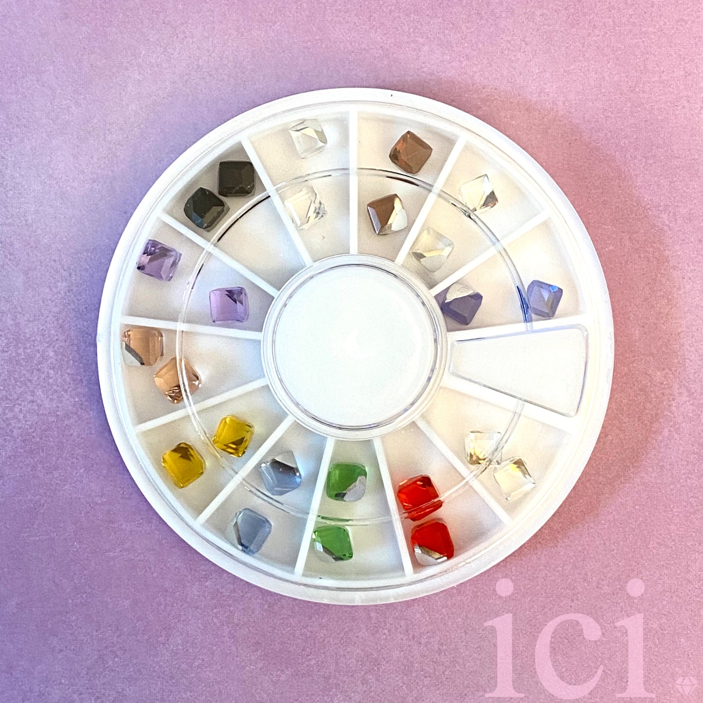 Rainbow Square Stone Wheel