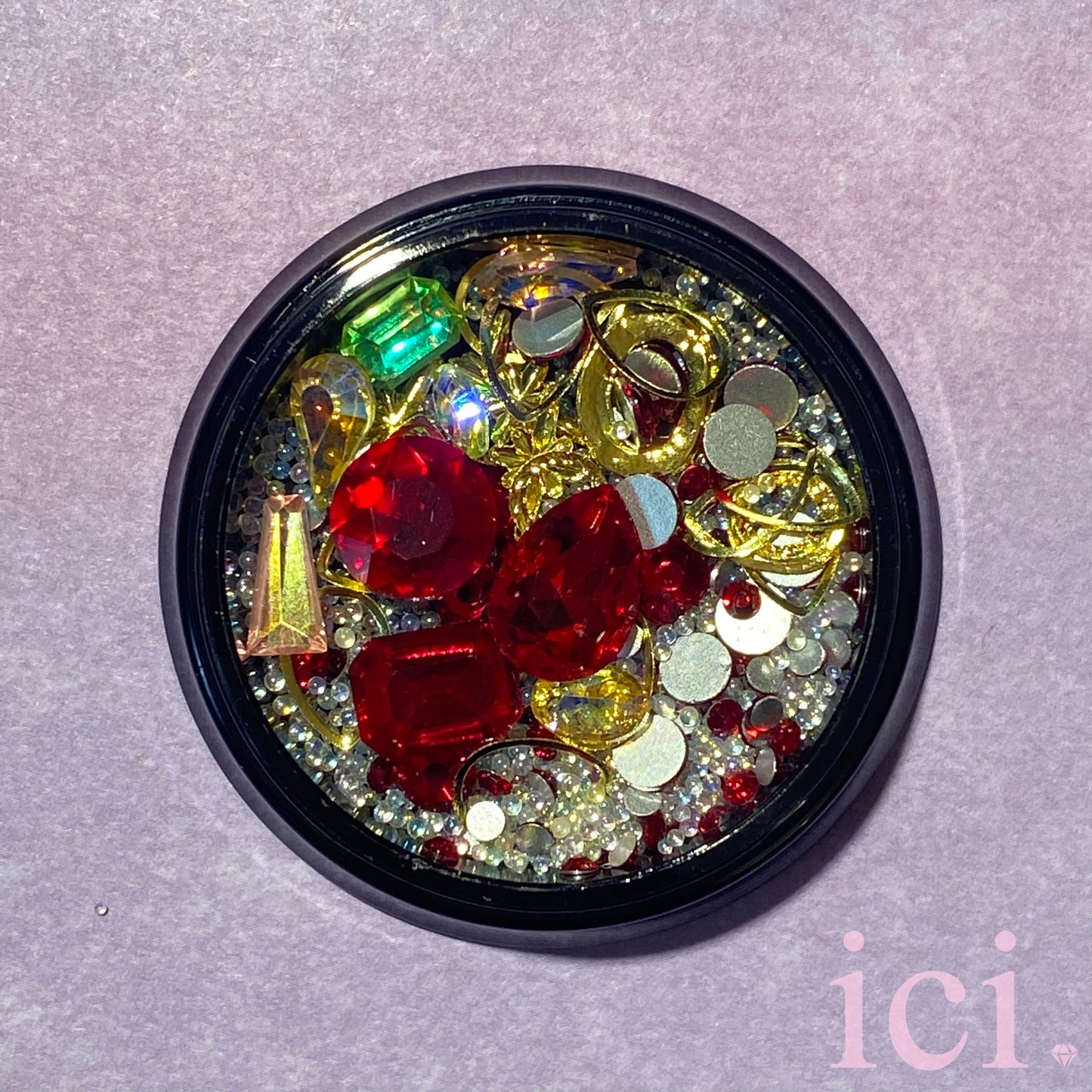 Red Stone Caviar Set