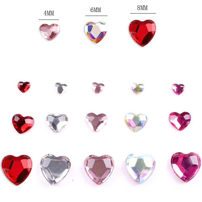 Heart Stone - Crystal AB