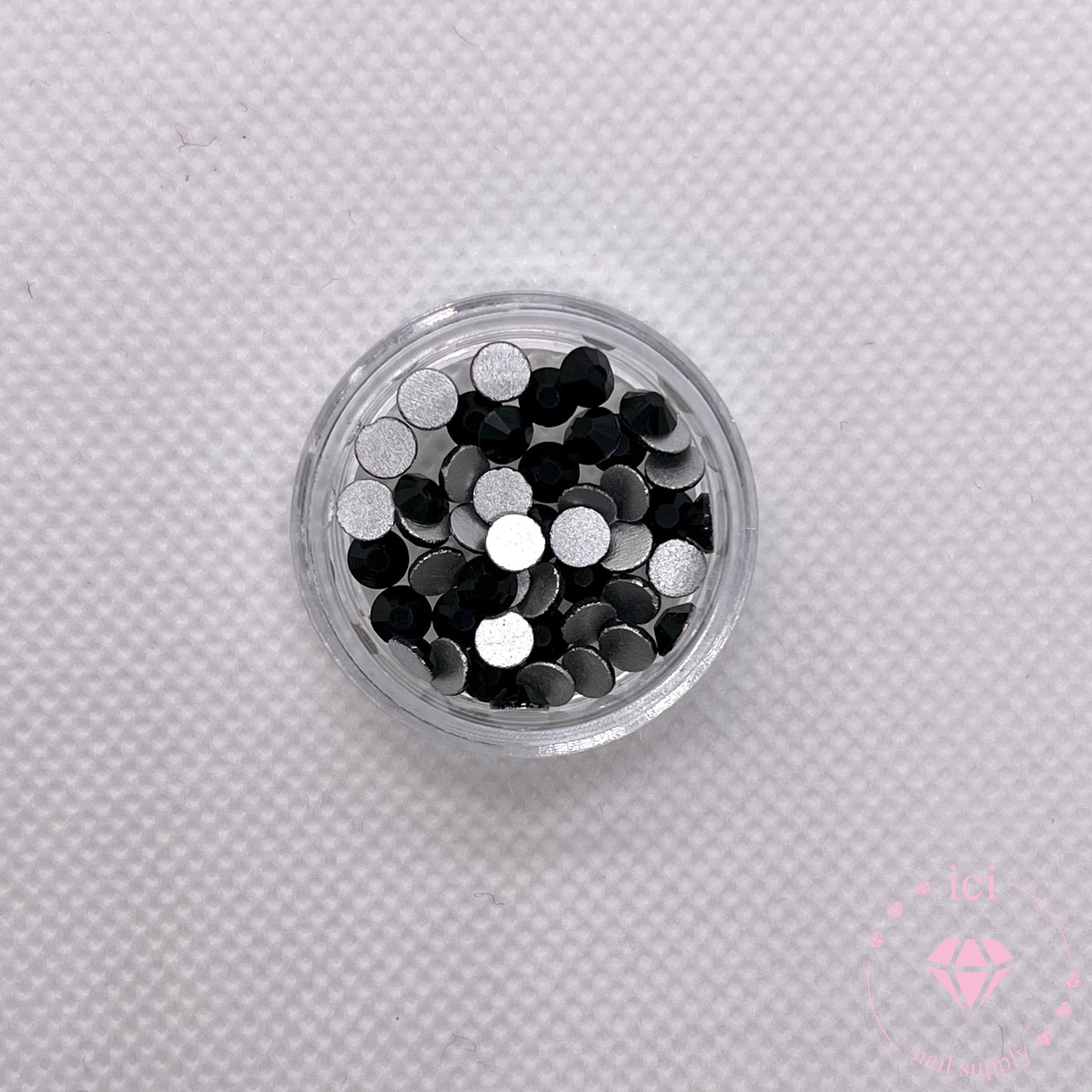 Rhinestone Flatback - Black