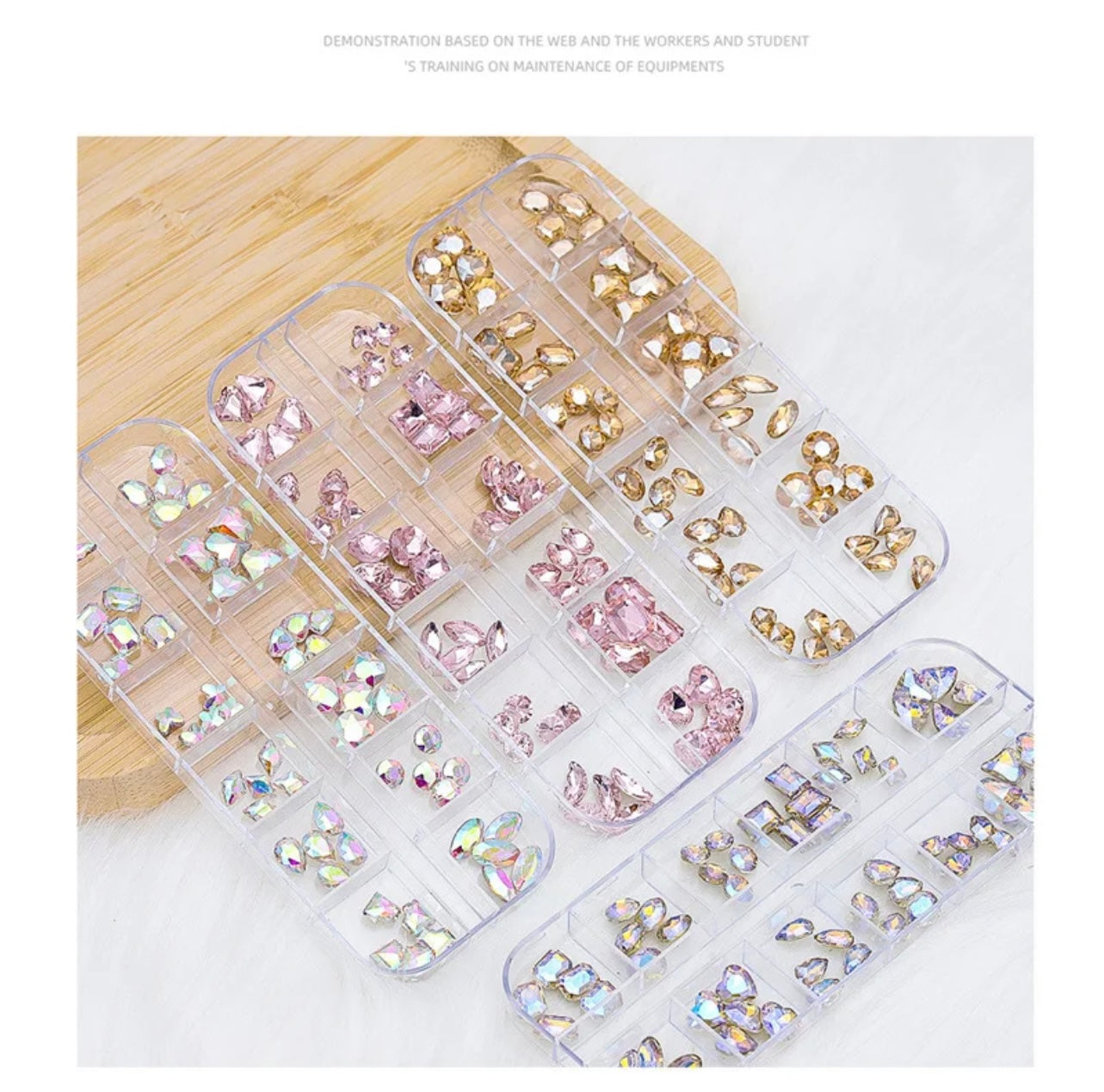 12-Grid Assorted Stone Shapes