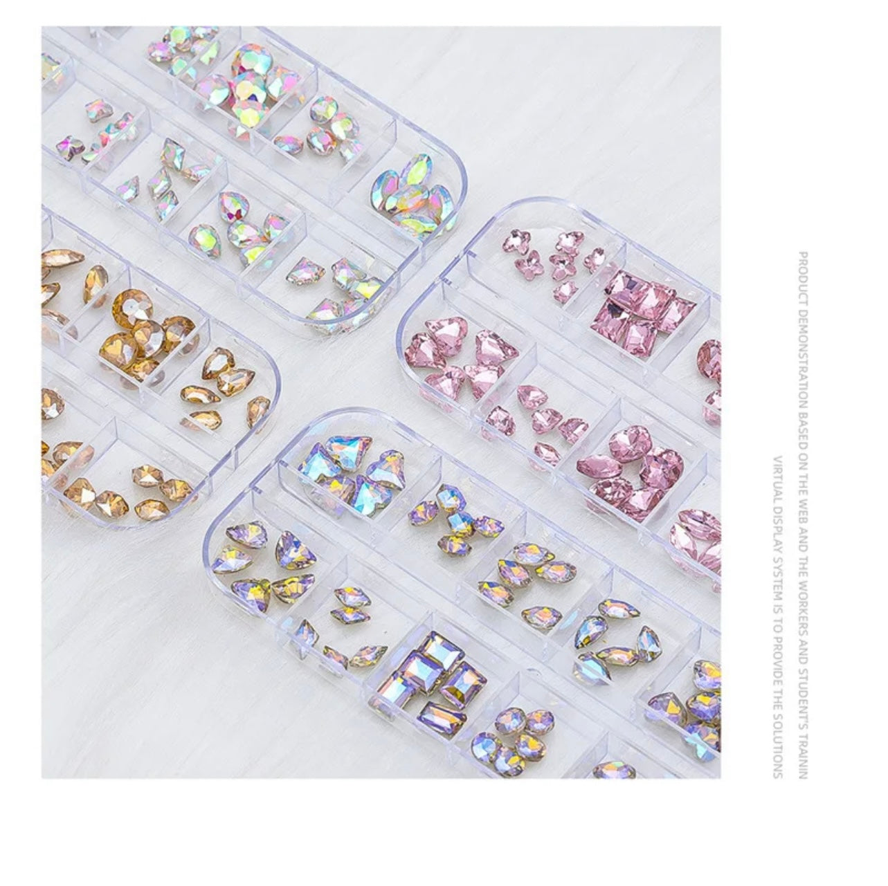 12-Grid Assorted Stone Shapes