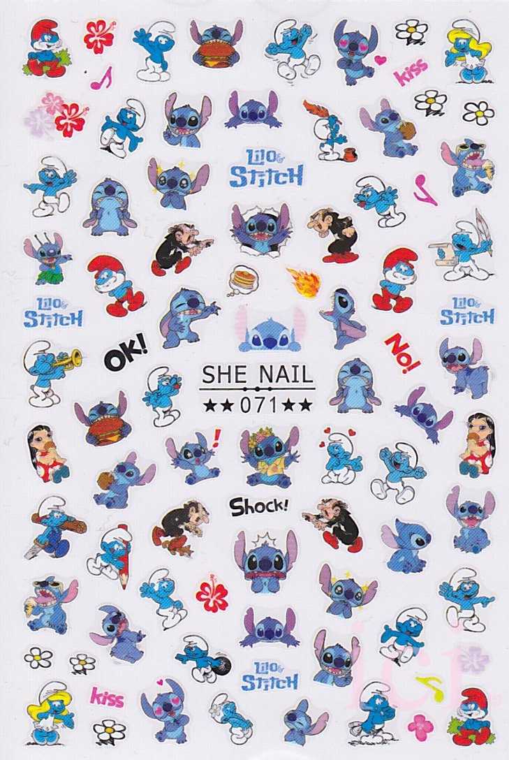 Stitch x Smurfs