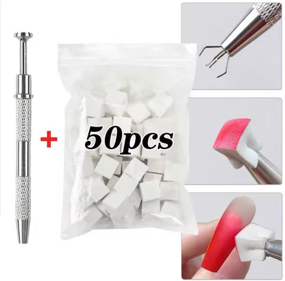 Nail Sponge with Grabber Set