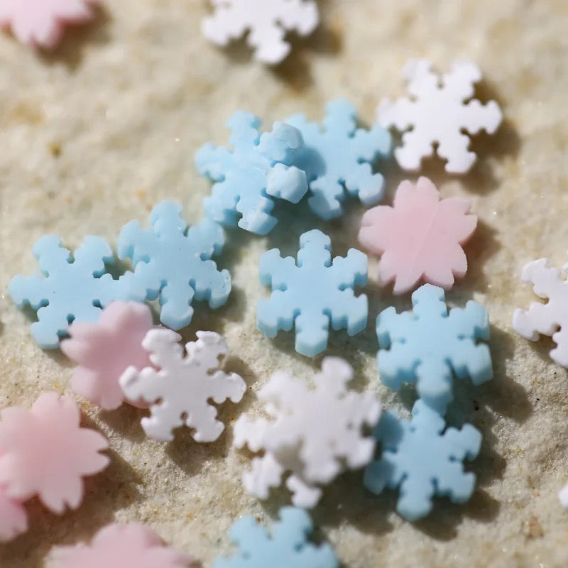 Cotton Candy Snowflakes