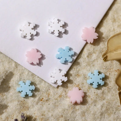 Cotton Candy Snowflakes