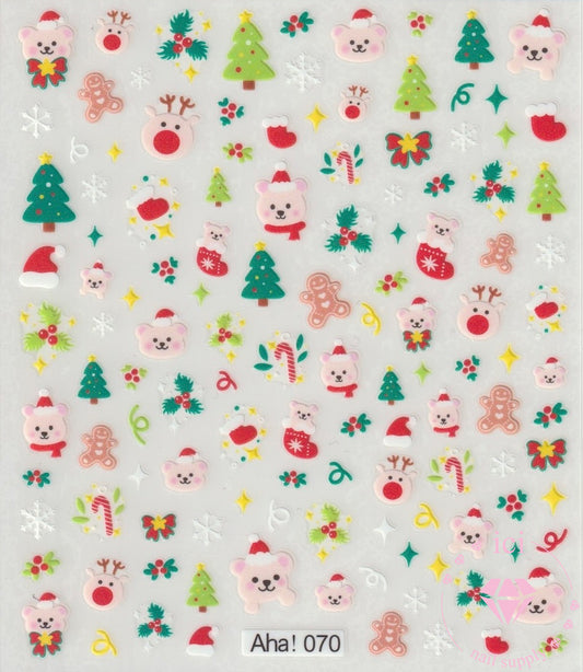 Christmas Bears and Trees |Aha! 070