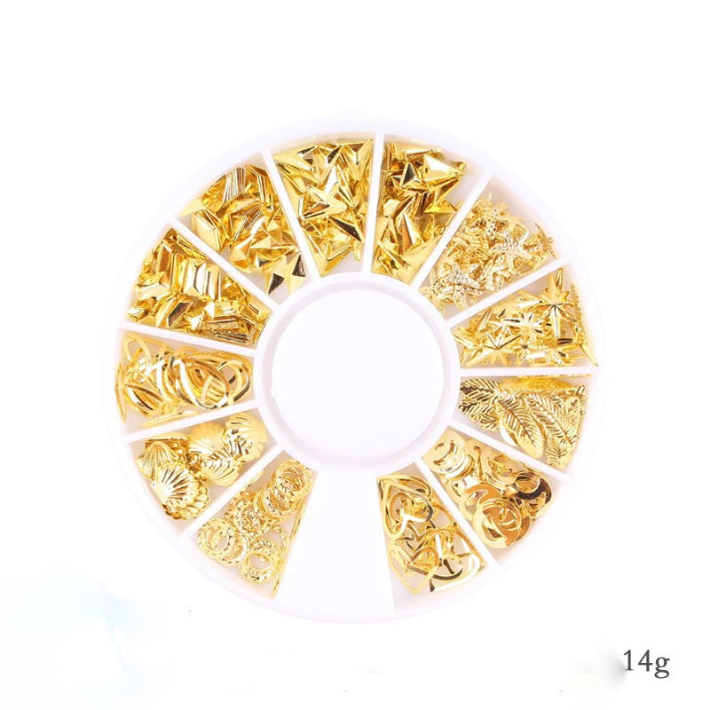12-Styles Assorted Nail Rivets – ici nail supply