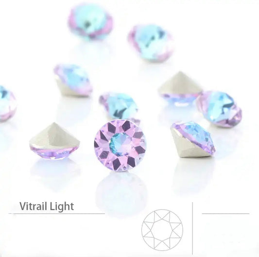 Vitral Light Pointback Rhinestone