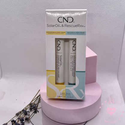 CND SolarOil & RescueRxx - Care Pens Duo - 0.08oz / 2.5ml Each