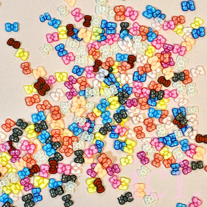 Bow Fimo Slices