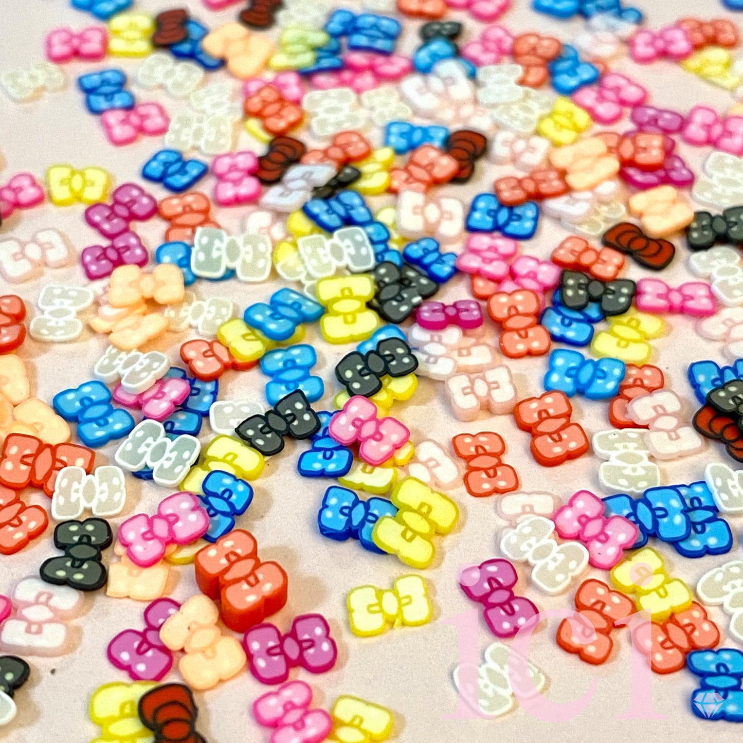 Bow Fimo Slices