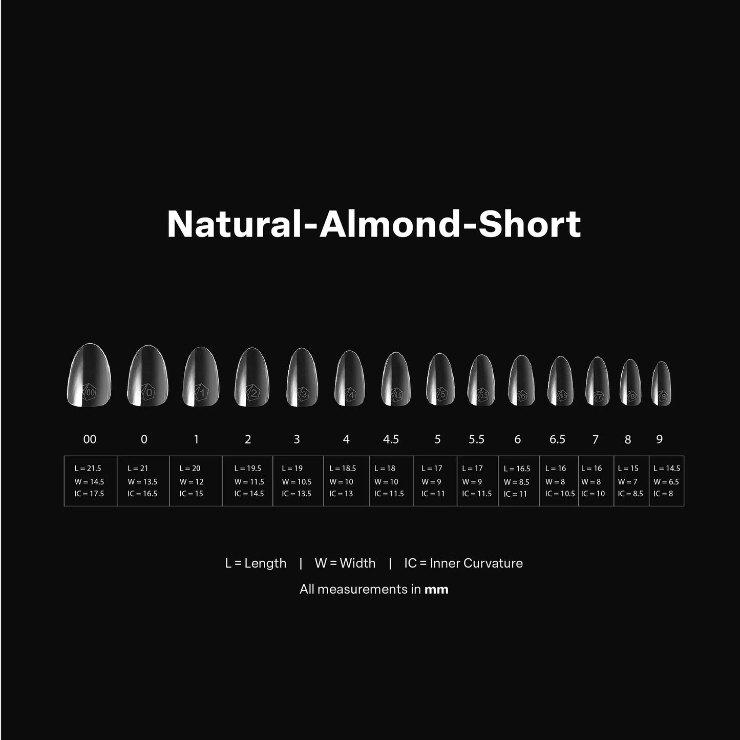 Gel-X® Natural Almond Short Box of Tips