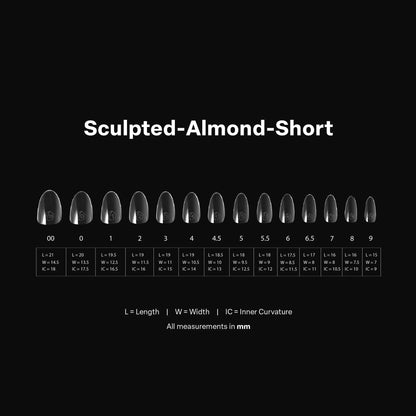 Gel-X® Sculpted Almond Short Box of Tips