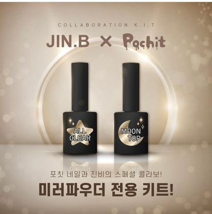 JIN.B x POCHIT - Top gel + All Clear