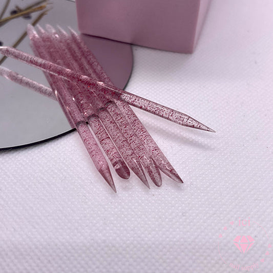 Glitter Cuticle Stick - Dark Pink