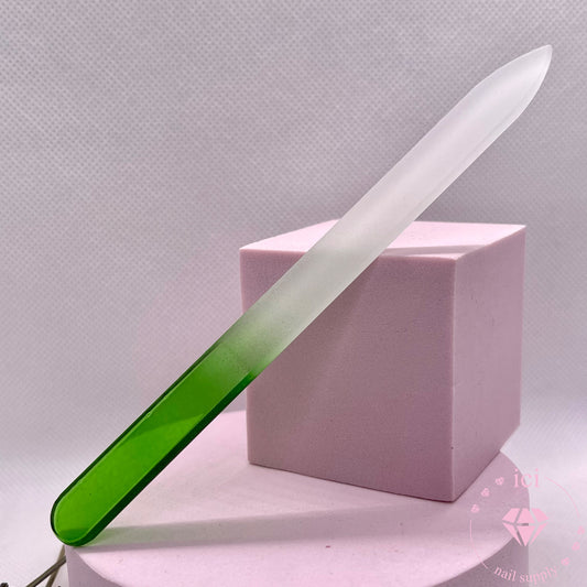 Glass File - Green