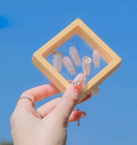 Floating Nail Display - Yellow