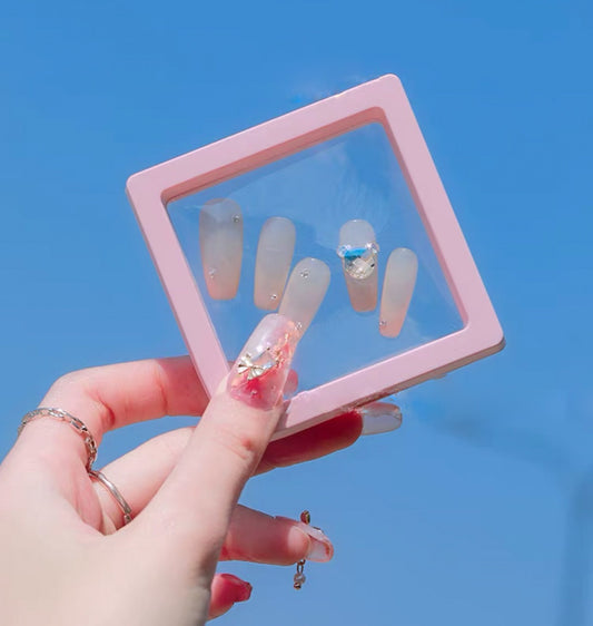 Floating Nail Display - Pink