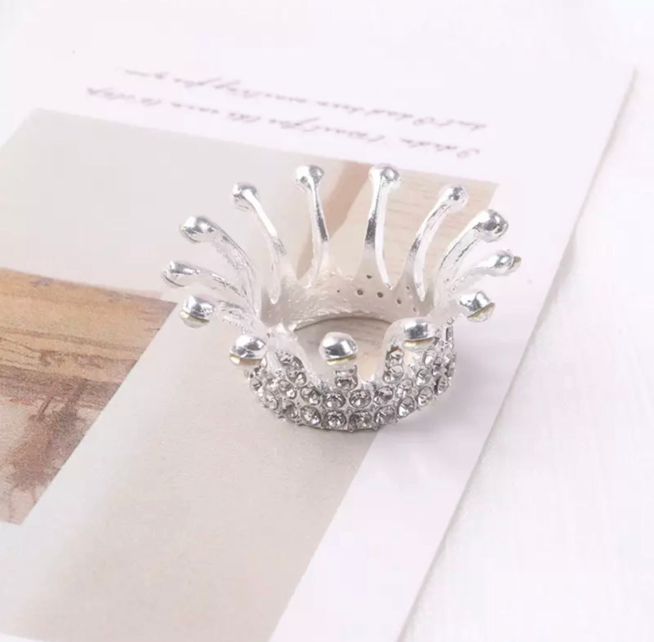 Crown Nail Brush Holder