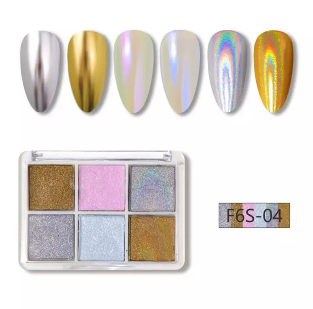 6 Chrome Powder Set #4