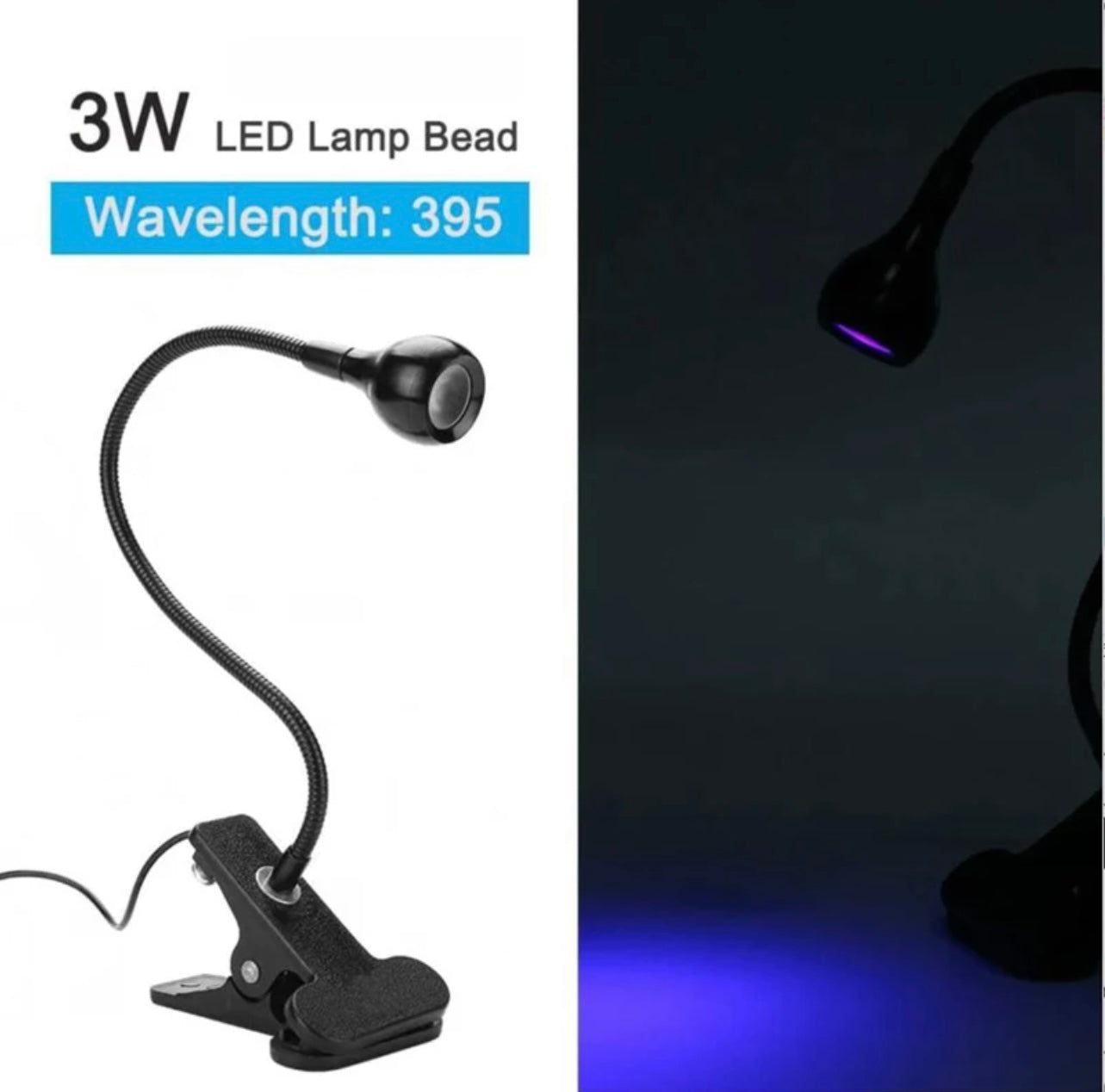 UV Gel Lamp Desk Clip