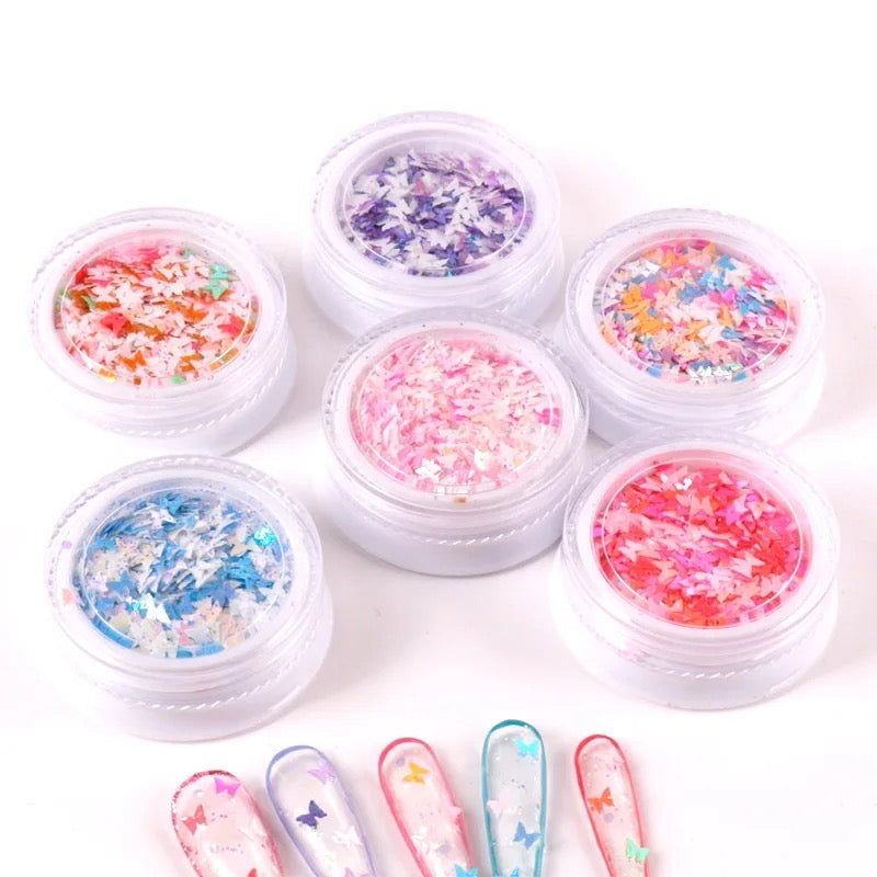 Butterfly Confetti Glitter Set