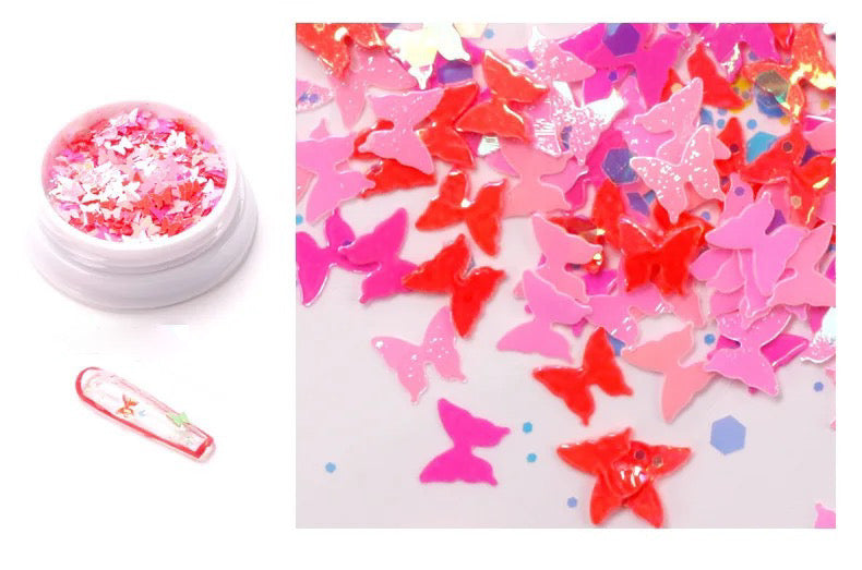 Butterfly Confetti Glitter Set