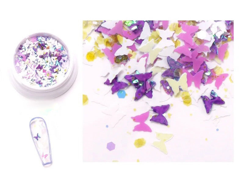 Butterfly Confetti Glitter Set