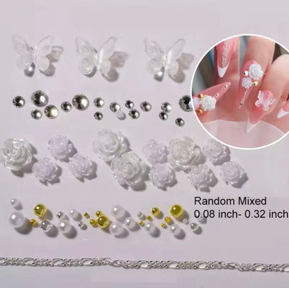 Assorted Butterfly and Flower Set