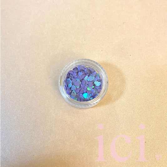 Purple Holo Hearts