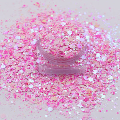 Big Glitter Sequins Powder - Pink