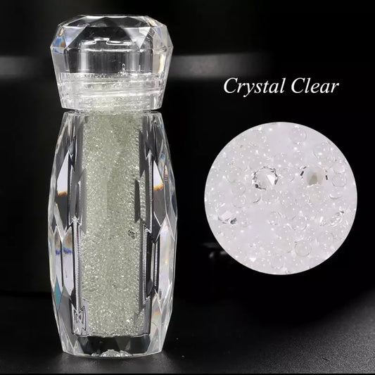 Micro Crystal Caviar Bead - Crystal Clear