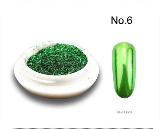 Loose Chrome Powder no.6 - Green