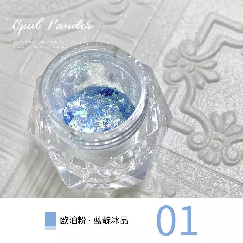 Opal Aurora Glitter #1 - Blue