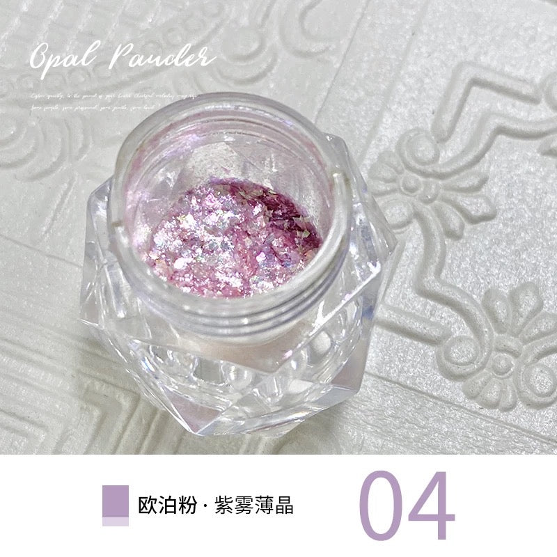 Opal Aurora Glitter #4 - Pink