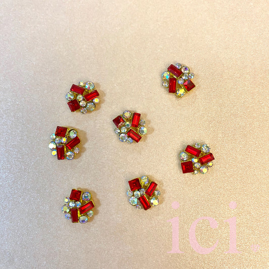 Red Rectangle Stone Cluster