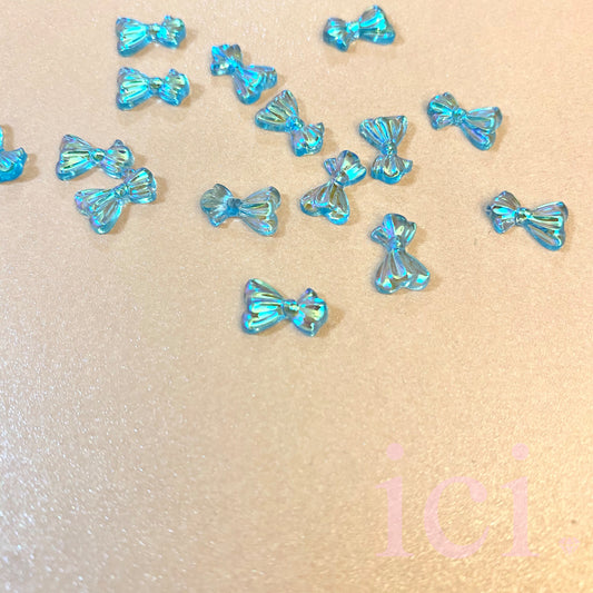 Acrylic Bow - Blue