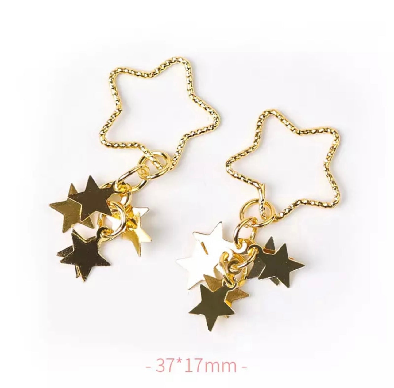Gold Star with Dangle