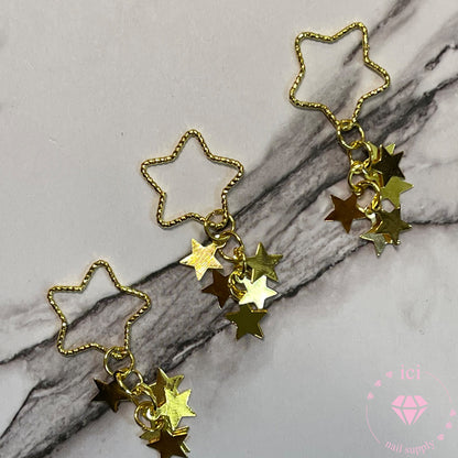 Gold Star with Dangle