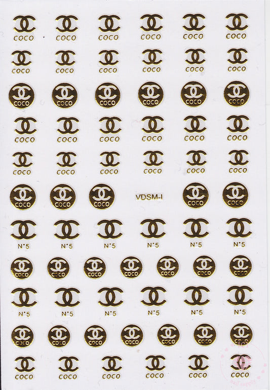 Chanel Logos - Gold