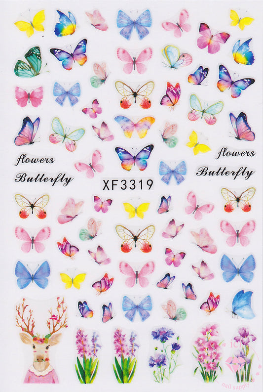 Flowers and Butterflies